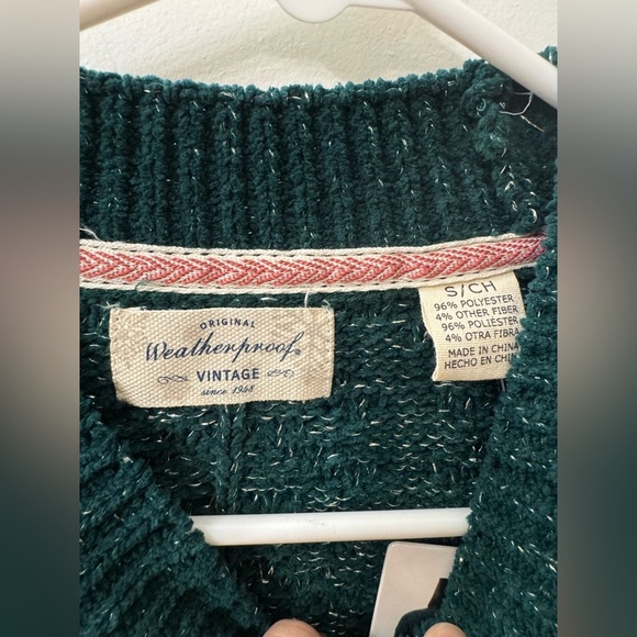 Weatherproof Women's Green Sweater - Picture 2 of 4